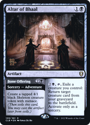 Altar of Bhaal // Bone Offering (PRE-109) - Battle for Baldur's Gate Promos Foil