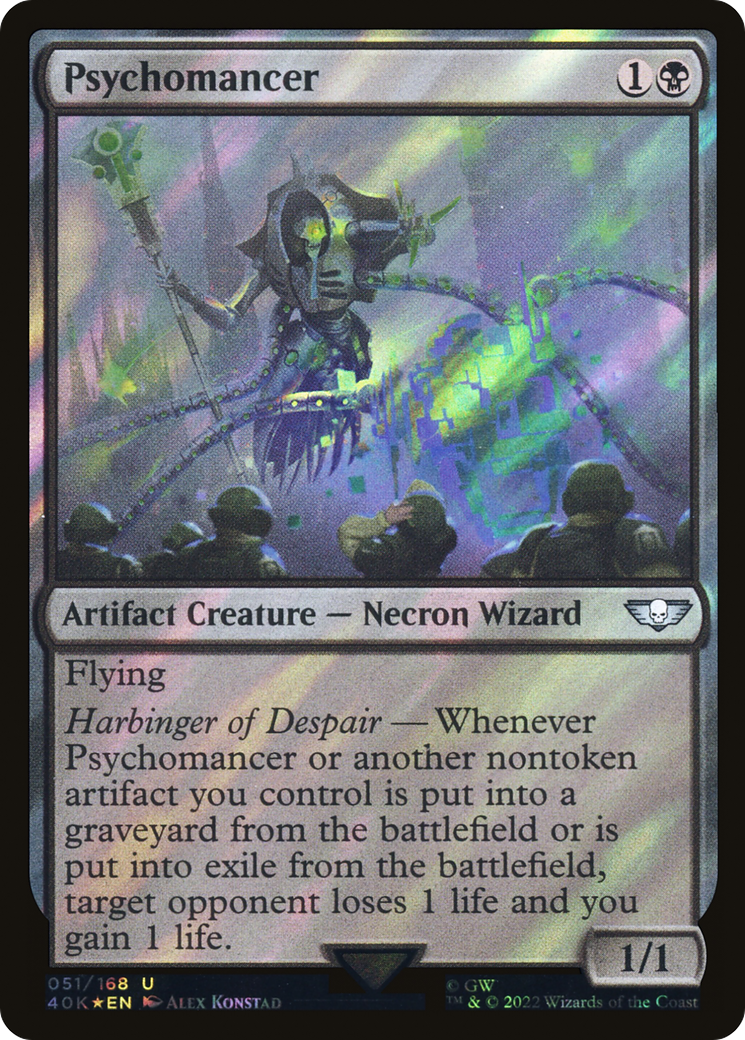 Psychomancer (40K-051) - Warhammer 40,000 Commander Foil