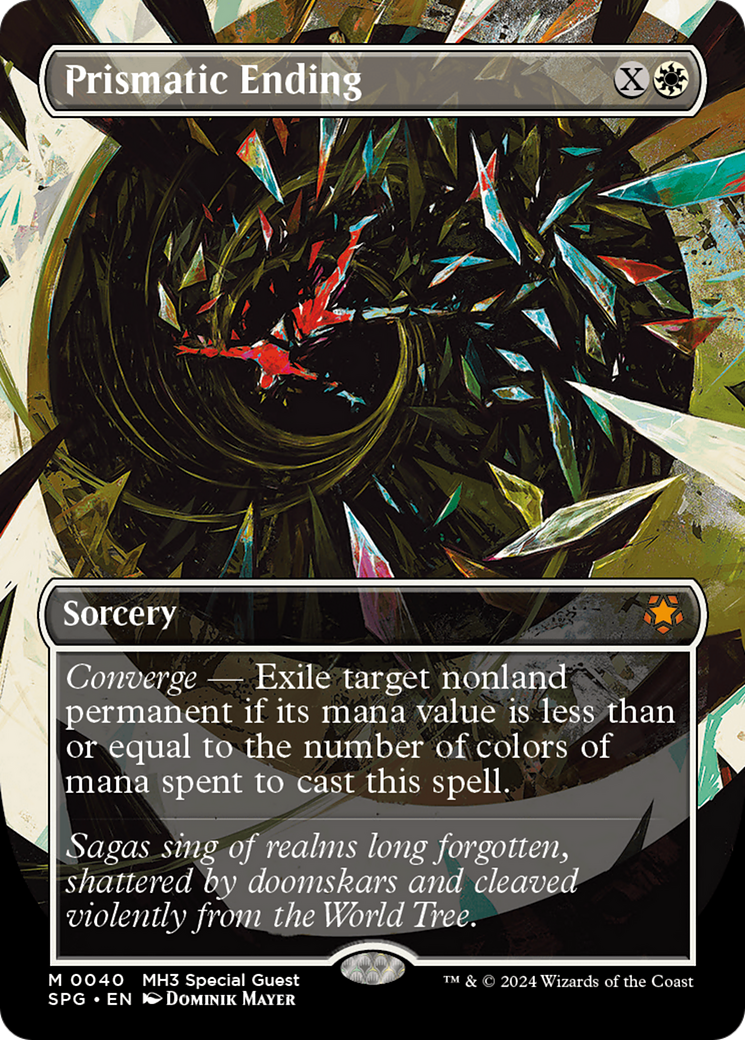 Prismatic Ending (SPG-040) - Special Guests (Borderless) Foil