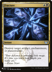 Fracture (LIST-STX-188) - The List