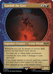 Gandalf the Grey (LTR-814) - The Lord of the Rings: Tales of Middle-earth: (Showcase) (Borderless) Foil