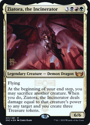 Ziatora, the Incinerator (PRE-231S) - Streets of New Capenna Promos Foil