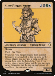 Nine-Fingers Keene (CLB-435) - Commander Legends: Battle for Baldur's Gate: (Showcase)