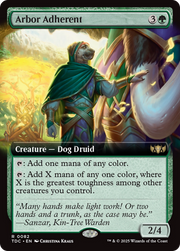 Arbor Adherent (TDC-082) - Commander: Tarkir: Dragonstorm: (Extended Art)