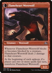 Kessig Forgemaster // Flameheart Werewolf (SOI-169) - Shadows over Innistrad: (Double Faced Transform)
