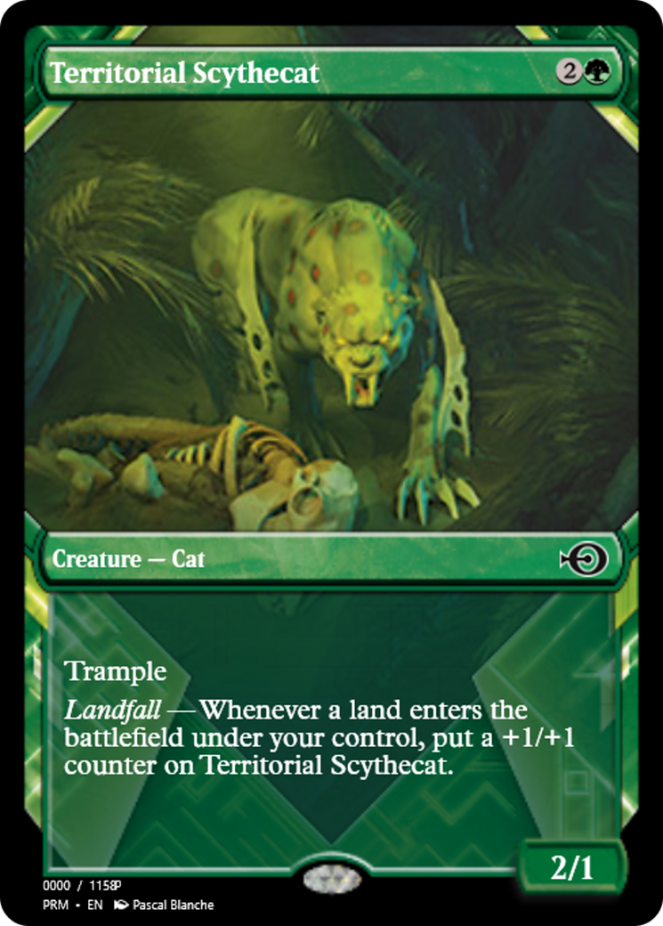 Territorial Scythecat (PRM-83704) - Magic Online Promos