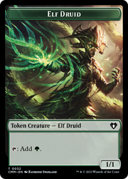 Elf Druid (TCMM-032) - Commander Masters Tokens