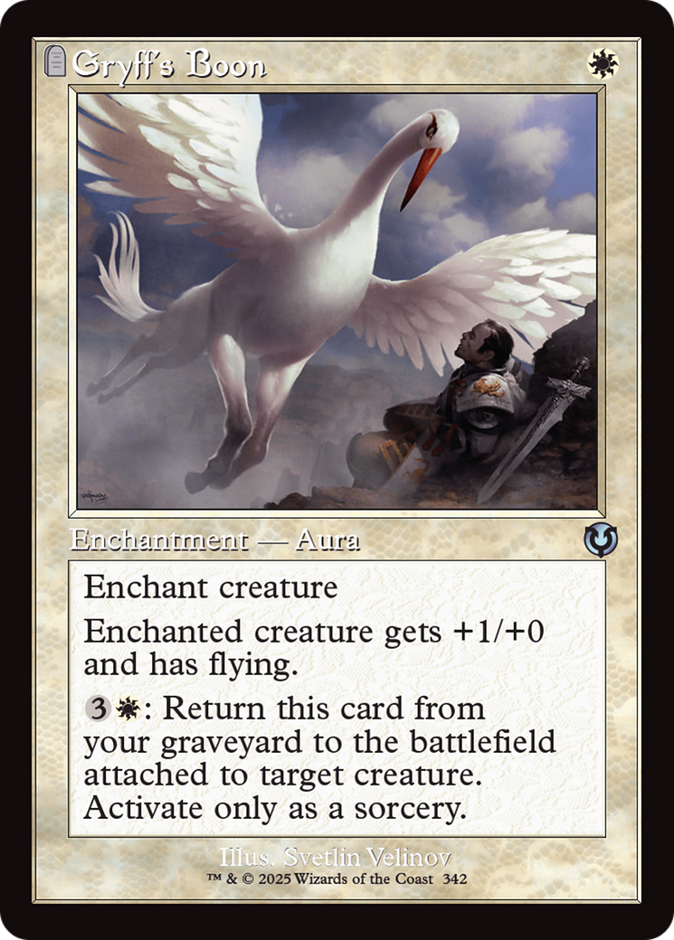 Gryff's Boon (Retro Frame) (INR-342) - Innistrad Remastered