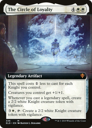 The Circle of Loyalty (ELD-336) - Throne of Eldraine: (Extended Art) Foil