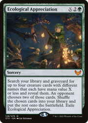 Ecological Appreciation (PPSTX-128P) - Strixhaven: School of Mages Promos Foil