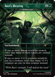 Primal Vigor (SLD-1749) - Secret Lair Drop / Bast's Blessing (Borderless)