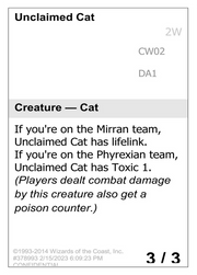 Unclaimed Cat (UNK-CW02) - Unknown Event