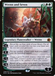 Wrenn and Seven (PPMID-208) - Innistrad: Midnight Hunt Promos Foil