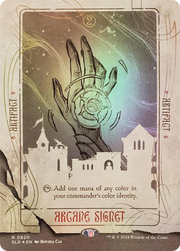 Arcane Signet (SLD-820) - Secret Lair Drop (Borderless) Foil