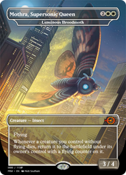 Luminous Broodmoth (PRM-80915) - Magic Online Promos / Mothra, Supersonic Queen (Borderless) Foil