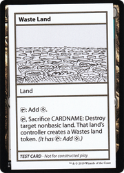 Waste Land (CMB1-121) - Mystery Booster Playtest Cards 2021