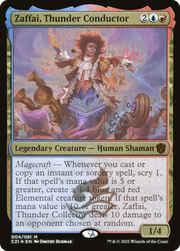 Zaffai, Thunder Conductor (C21-004) - Commander 2021 Display Commanders Foil