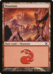 Mountain (10E-378) - Tenth Edition Foil