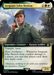 Sergeant John Benton (WHO-441) - Doctor Who: (Extended Art) Foil
