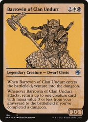 Barrowin of Clan Undurr (AFR-336) - Adventures in the Forgotten Realms: (Showcase) Foil