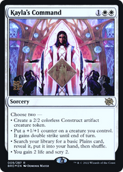 Kayla's Command (PRE-09S) - The Brothers' War Promos Foil