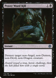 Power Word Kill (AFR-114) - Adventures in the Forgotten Realms Foil