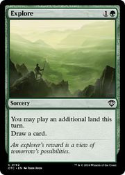Explore (OTC-192) - Outlaws of Thunder Junction Commander