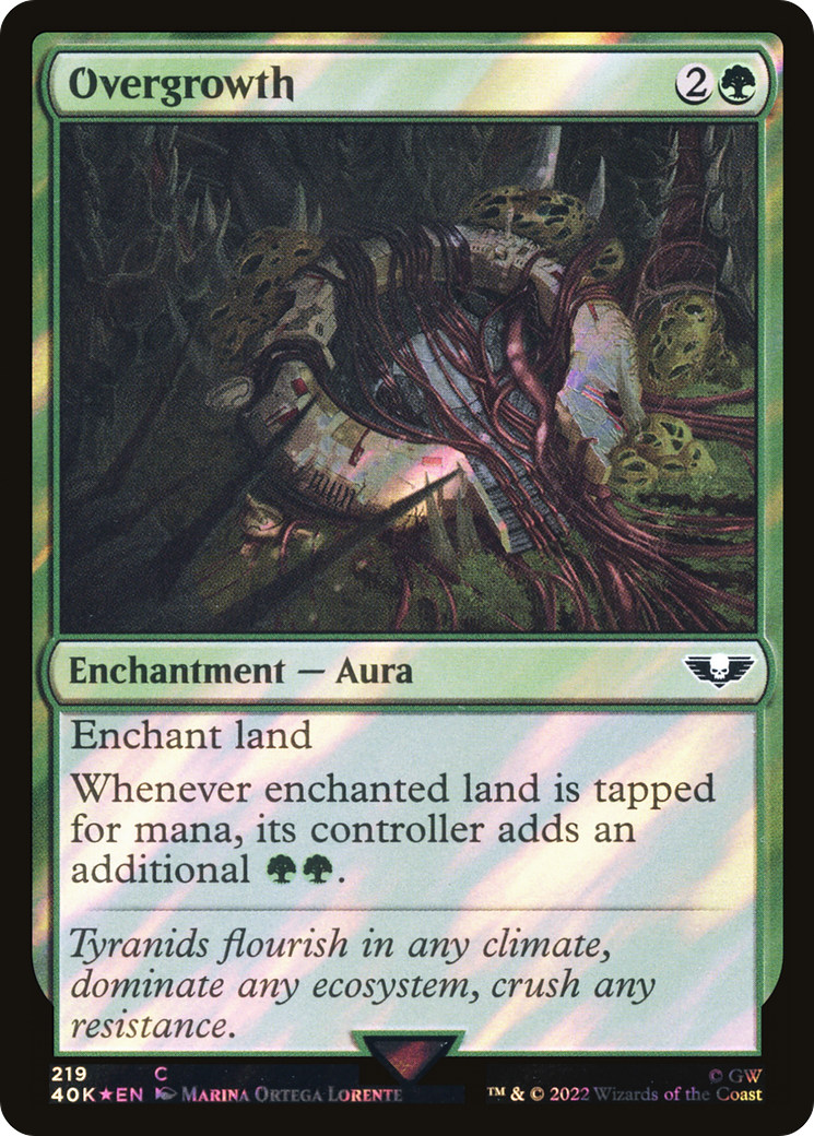 Overgrowth (40K-219) - Warhammer 40,000 Commander Foil