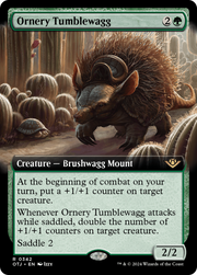Ornery Tumblewagg (OTJ-342) - Outlaws of Thunder Junction: (Extended Art)