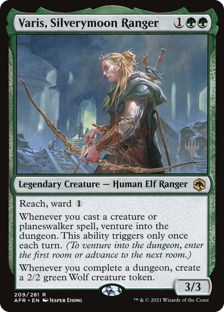 Varis, Silverymoon Ranger (PPAFR-209) - Adventures in the Forgotten Realms Promos Foil