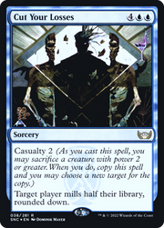 Cut Your Losses (PRE-38S) - Streets of New Capenna Promos Foil