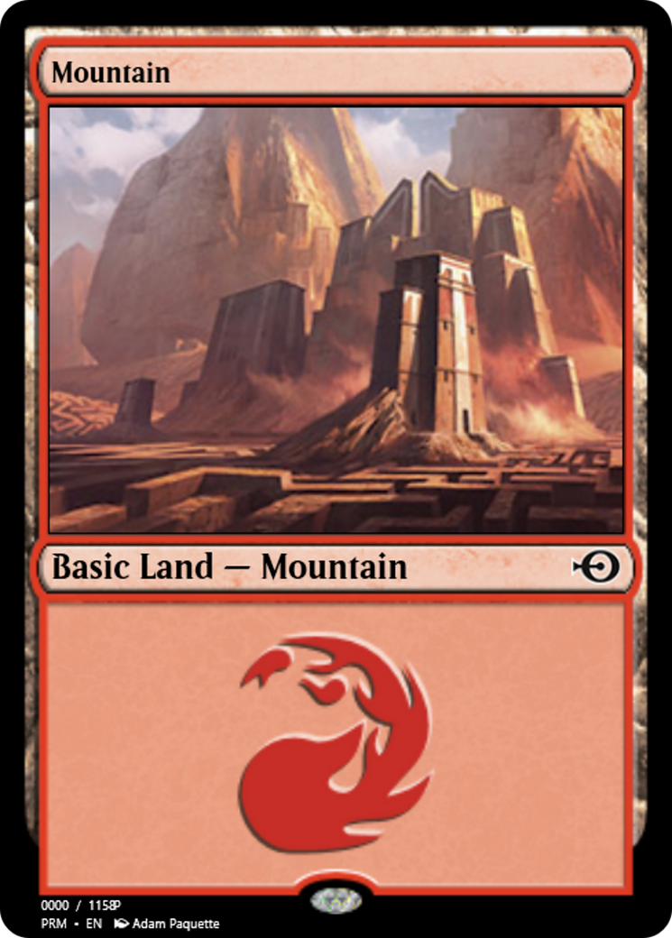 Mountain (PRM-81898) - Magic Online Promos Foil