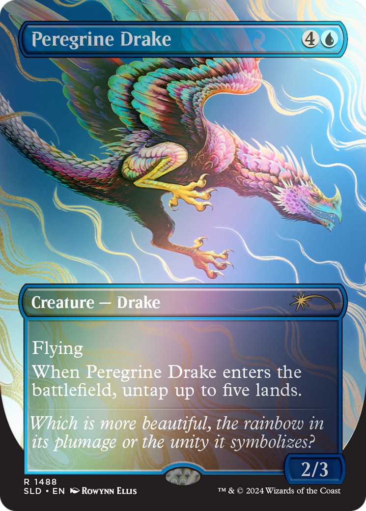 Peregrine Drake (SLD-1488) - Secret Lair Drop (Borderless) Foil