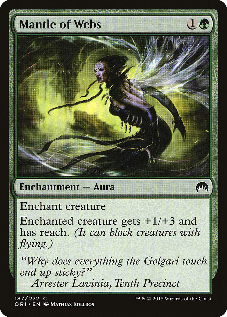 Mantle of Webs (ORI-187) - Magic Origins Foil