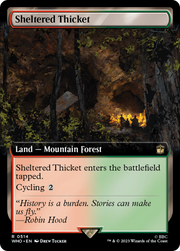 Sheltered Thicket (WHO-514) - Doctor Who: (Extended Art) Foil