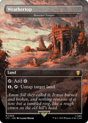 Deserted Temple (LTC-363) - Tales of Middle-earth Commander / Weathertop (Borderless)