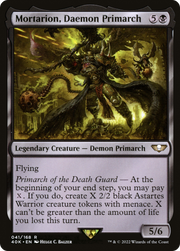 Mortarion, Daemon Primarch (40K-041) - Warhammer 40,000 Commander
