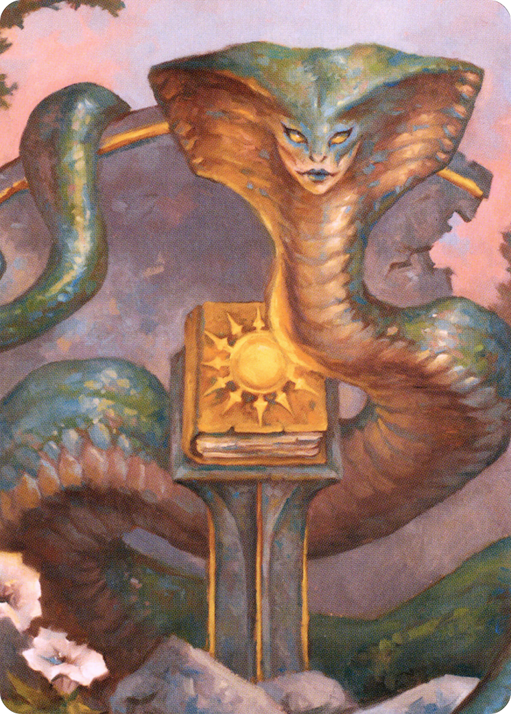 Guardian Naga // Guardian Naga (ACLB-016) - Battle for Baldur's Gate Art Series (Borderless)