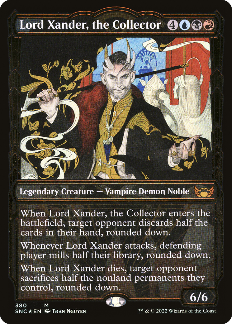 Lord Xander, the Collector (SNC-380) - Streets of New Capenna: (Showcase) Foil