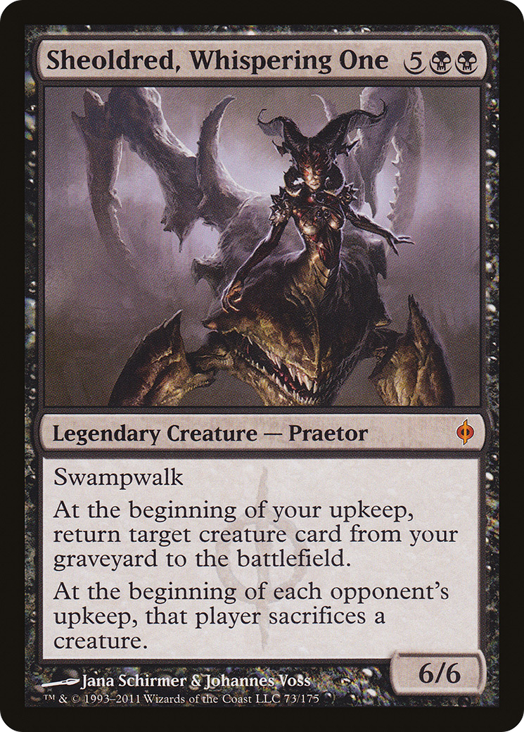 Sheoldred, Whispering One (NPH-073) - New Phyrexia Foil