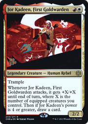 Jor Kadeen, First Goldwarden (PRE-203S) - Phyrexia: All Will Be One Promos Foil