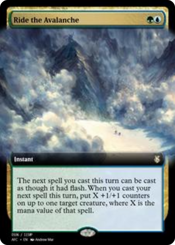 Ride the Avalanche (PRM-92828) - Magic Online Promos Foil