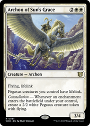 Archon of Sun's Grace (WOC-061) - Wilds of Eldraine Commander