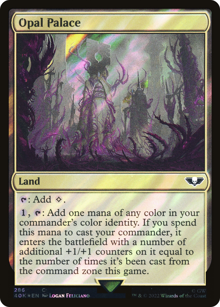 Opal Palace (40K-286) - Warhammer 40,000 Commander Foil