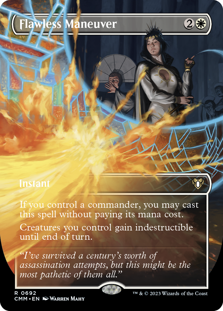 Flawless Maneuver (CMM-692) - Commander Masters (Borderless)