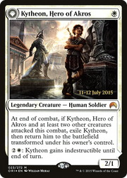 Kytheon, Hero of Akros // Gideon, Battle-Forged (PRE-23S) - Magic Origins Promos: (originpwdfc) Foil