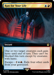 Run for Your Life (WHO-438) - Doctor Who: (Extended Art) Foil