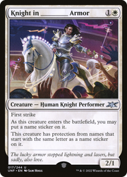 Knight in _____ Armor (UNF-017) - Unfinity Foil