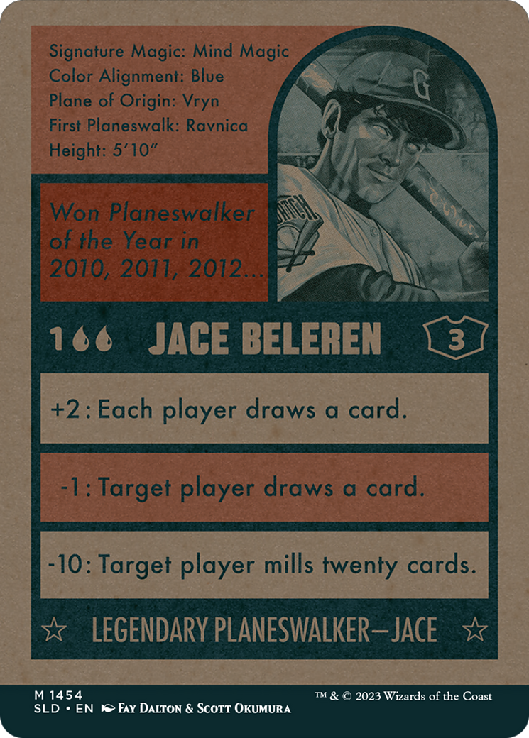 Jace Beleren // Jace Beleren (SLD-1454) - Secret Lair Drop: (Full Art) (Borderless)