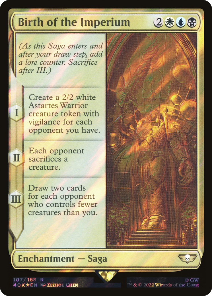 Birth of the Imperium (40K-107) - Warhammer 40,000 Commander Foil